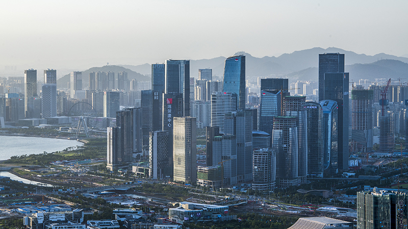 圖為深圳前海城市風(fēng)光。